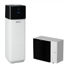 Pompa de caldura Daikin Altherma 3 R cu unitate interna de tip split compacta bivalenta pentru incalzire,cu boiler de 500 L de 380 V - de 16 Kw
 